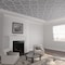 Ekena Millwork 33W x 33H x 1T Small Woodall Decorative Fretwork Ceiling Panels in Architectural Grade PVC CELP33X3303WDL - alternate 1